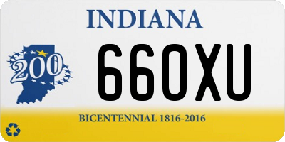 IN license plate 660XU