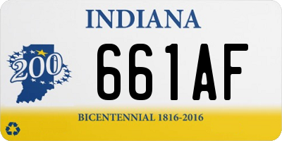 IN license plate 661AF