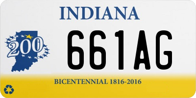 IN license plate 661AG