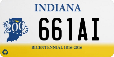 IN license plate 661AI