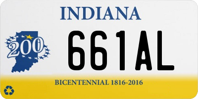 IN license plate 661AL