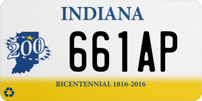 IN license plate 661AP