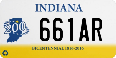 IN license plate 661AR