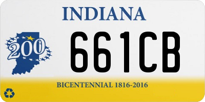 IN license plate 661CB