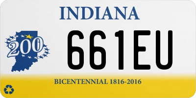 IN license plate 661EU