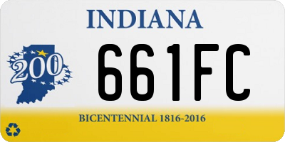 IN license plate 661FC