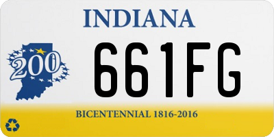 IN license plate 661FG