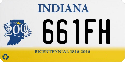 IN license plate 661FH