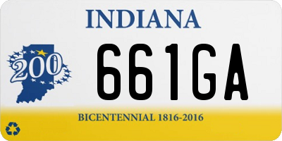 IN license plate 661GA