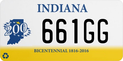 IN license plate 661GG