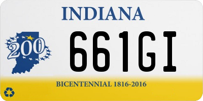 IN license plate 661GI