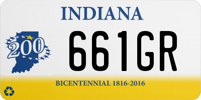 IN license plate 661GR