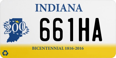 IN license plate 661HA