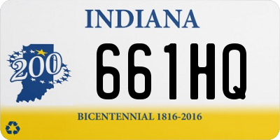 IN license plate 661HQ