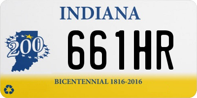 IN license plate 661HR