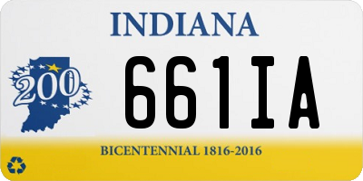IN license plate 661IA