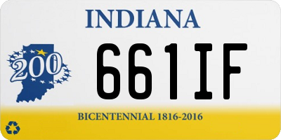 IN license plate 661IF