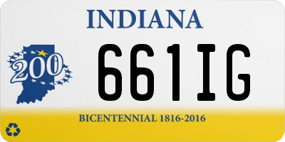 IN license plate 661IG