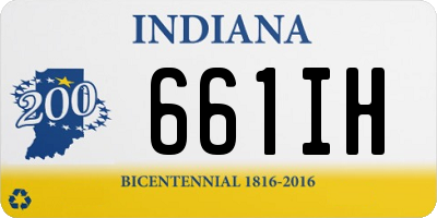 IN license plate 661IH