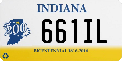 IN license plate 661IL