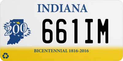 IN license plate 661IM