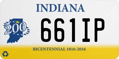 IN license plate 661IP