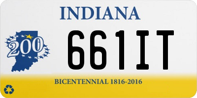IN license plate 661IT