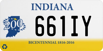 IN license plate 661IY