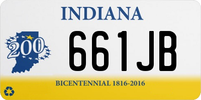 IN license plate 661JB