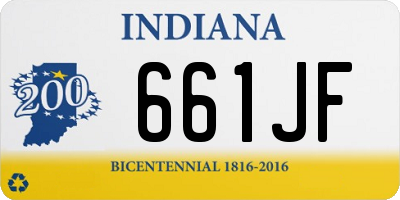 IN license plate 661JF