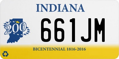 IN license plate 661JM