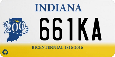 IN license plate 661KA