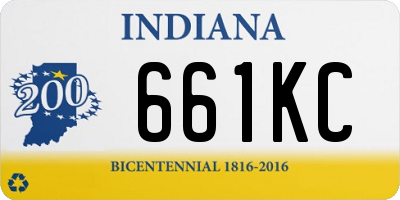 IN license plate 661KC