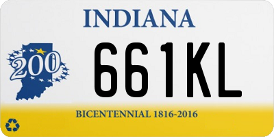 IN license plate 661KL