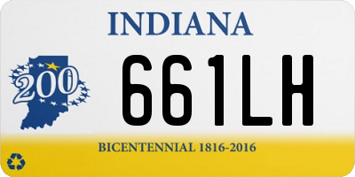 IN license plate 661LH