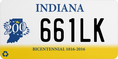 IN license plate 661LK