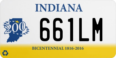 IN license plate 661LM