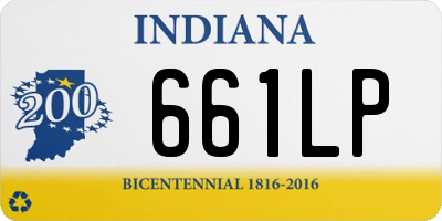 IN license plate 661LP