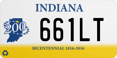 IN license plate 661LT