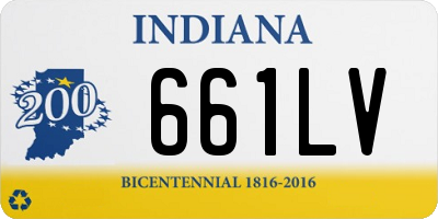 IN license plate 661LV