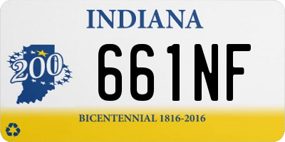 IN license plate 661NF