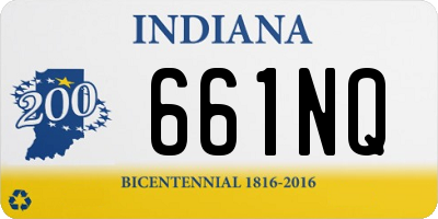 IN license plate 661NQ