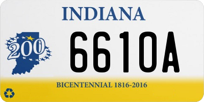 IN license plate 661OA