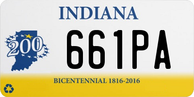 IN license plate 661PA