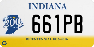 IN license plate 661PB