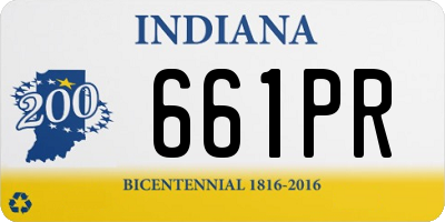 IN license plate 661PR