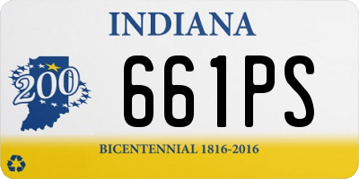 IN license plate 661PS