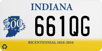 IN license plate 661QG