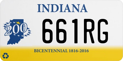 IN license plate 661RG