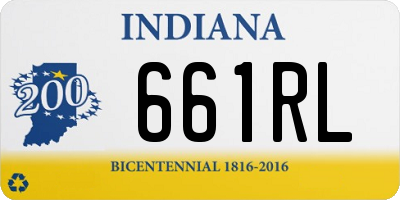 IN license plate 661RL